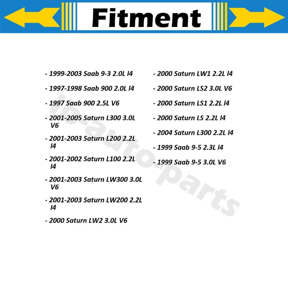 Rotor de freno de disco delantero trasero 4 piezas para Saturn L100 2001-2002 Saturn L200 2001-2003 Foto 2 de 4
