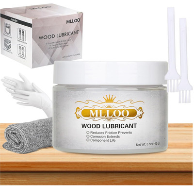 Wood Lubricant Multi-Purpose Paste Wax, 5oz for Home, Restore & Maintain Wooden