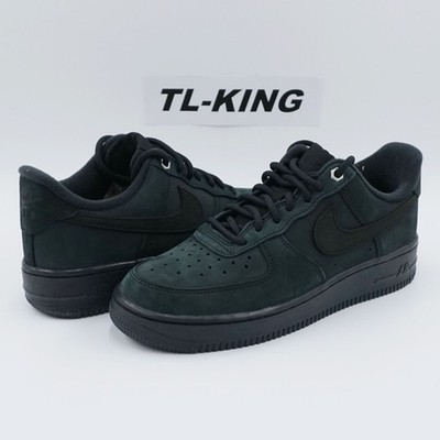 Nike Air Force 1 Low WB AF1 Nubuck Triple Black Limited Edition CJ9179-001 sz 7
