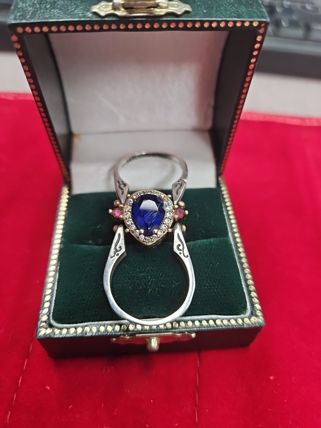 Turkish Handmade Reversible Ring Silver - image 4