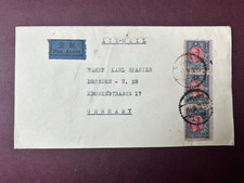 China Cover (Pan Avion) Provincial Issue Stamp Shanghai 1949 to Germany