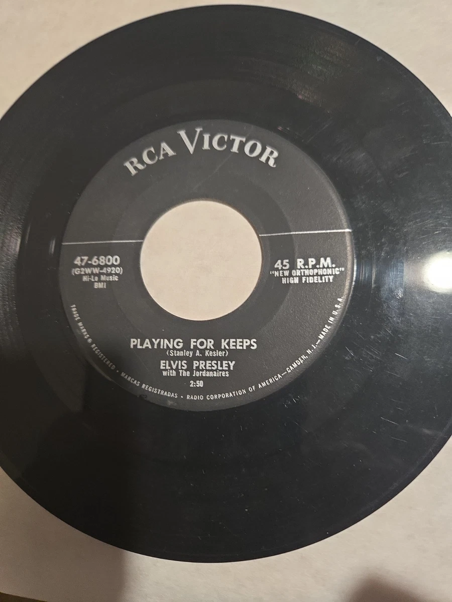 Elvis Presley Single Music Records for sale - eBay