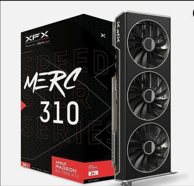XFX Speedster MERC 310 AMD Radeon RX 7900 XTX Black Edition 24GB GDDR6 Graphics