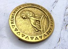 Disney Lion King Simba Gold Tone Coin Shape Trading Pin — photo 2
