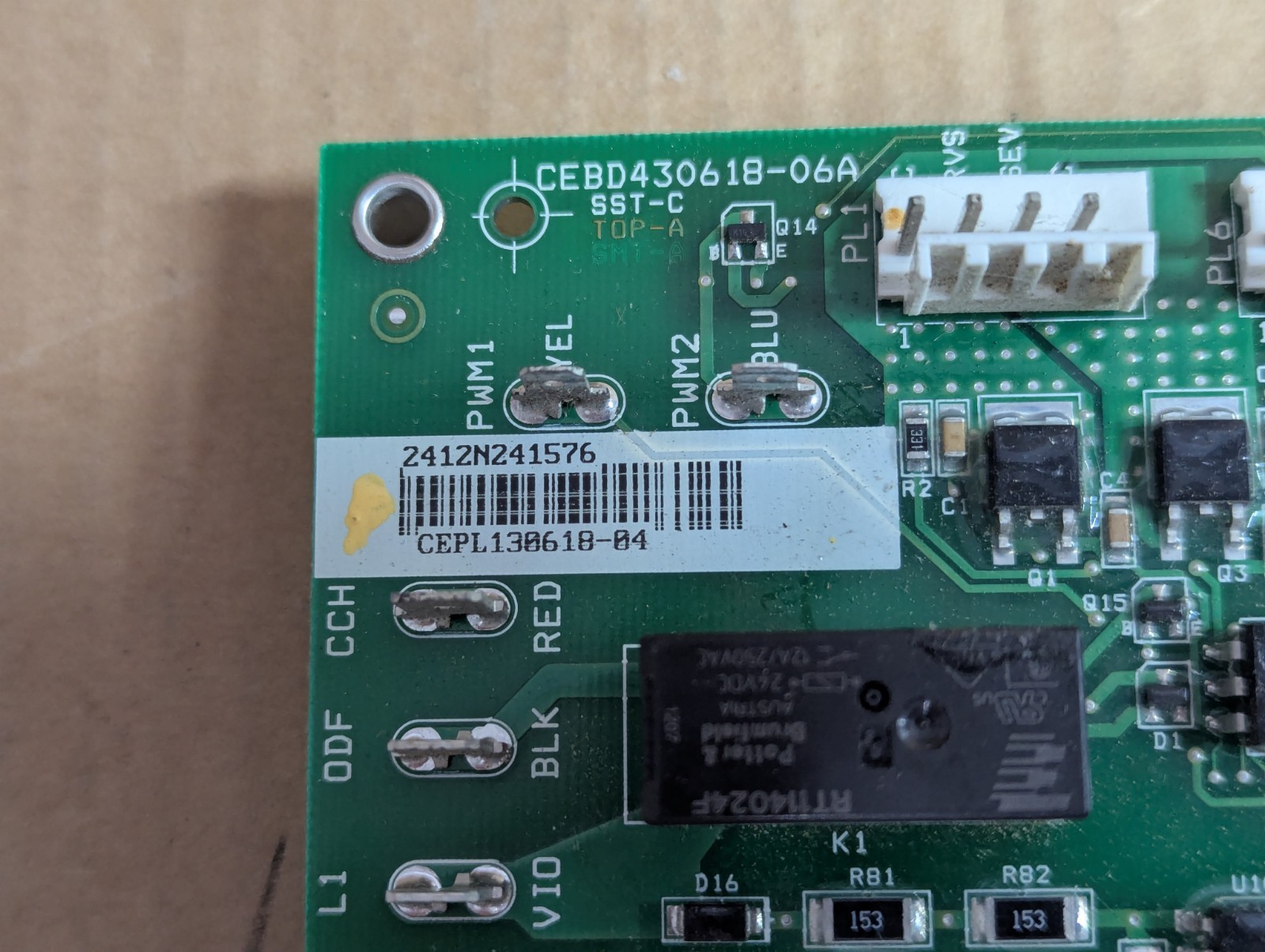 Carrier HK38EA015 Defrost Control Board CEBD430618-06A CEPL130618-04 Tested