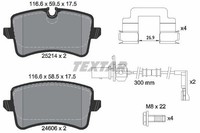 Bremsbelagsatz Hinten Lucas-System FüR Audi A8 D4 4H 09-18 4H0698451L