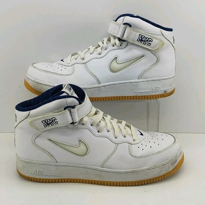 Nike Air Force 1 Mid Jewel NYC Midnight Navy Hi To Turnschuhe Herren UK Größe 13