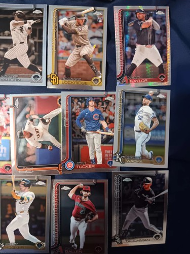 2025 TOPPS CHROME BASEBALL - 30 CARD LOT KEVIN ALCANTARA GRANT HOLMES ACUNA MORE - Picture 5 of 6