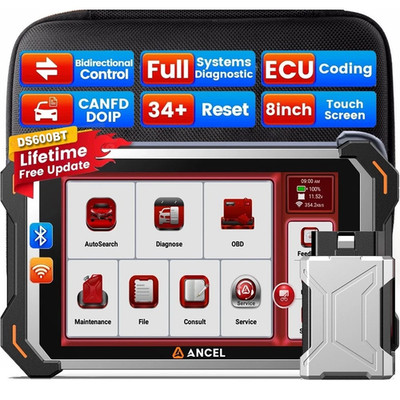 ANCEL DS600 BT Automotive Bidirectional All System OBD2 Scanner Diagnostic Tool