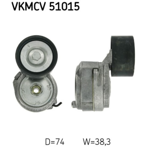 Spannrolle Keilrippenriemen SKF Vkmcv 51015 FüR Triumph Ford Mercedes-Benz Volvo-image