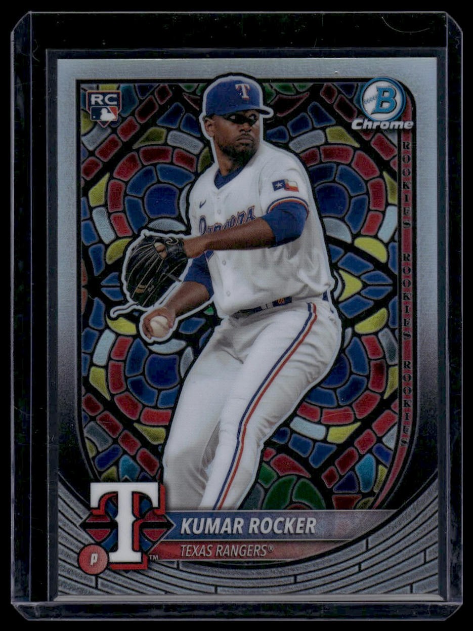 2025 Bowman #80 Kumar Rocker Etched in Glass