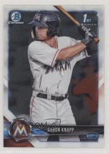 2018 Bowman Chrome Prospects Aaron Knapp #BCP5 3vt