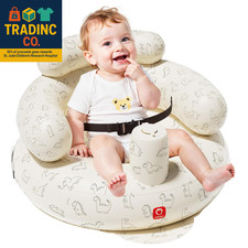 Inflatable Baby Seat with Safety Harness for Babies 3 Months  Up, Baby Floor Se