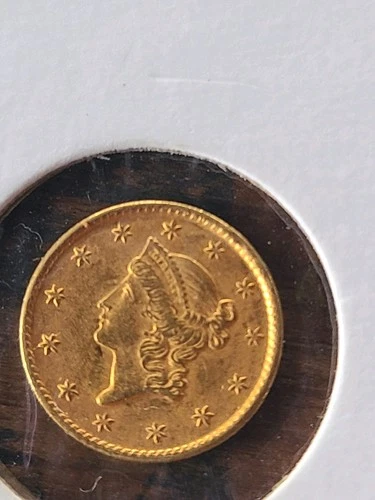 1854 $1 Gold Dollar Liberty Head, Type 1   Pre-Civil War US Gold Coin