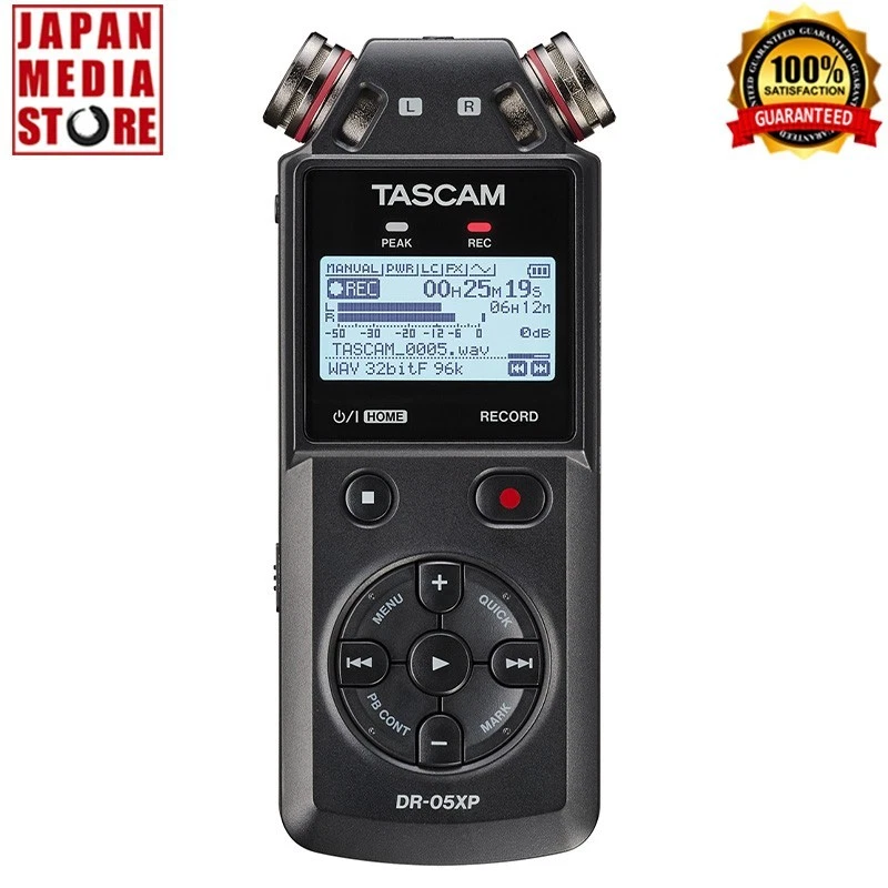 Tascam DR-05XP Portable Audio Recorder Stereo 32-bit