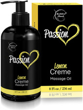 Passion Massage Oil  100 Natural Body Oil for Couples with Jojoba  Almond  A