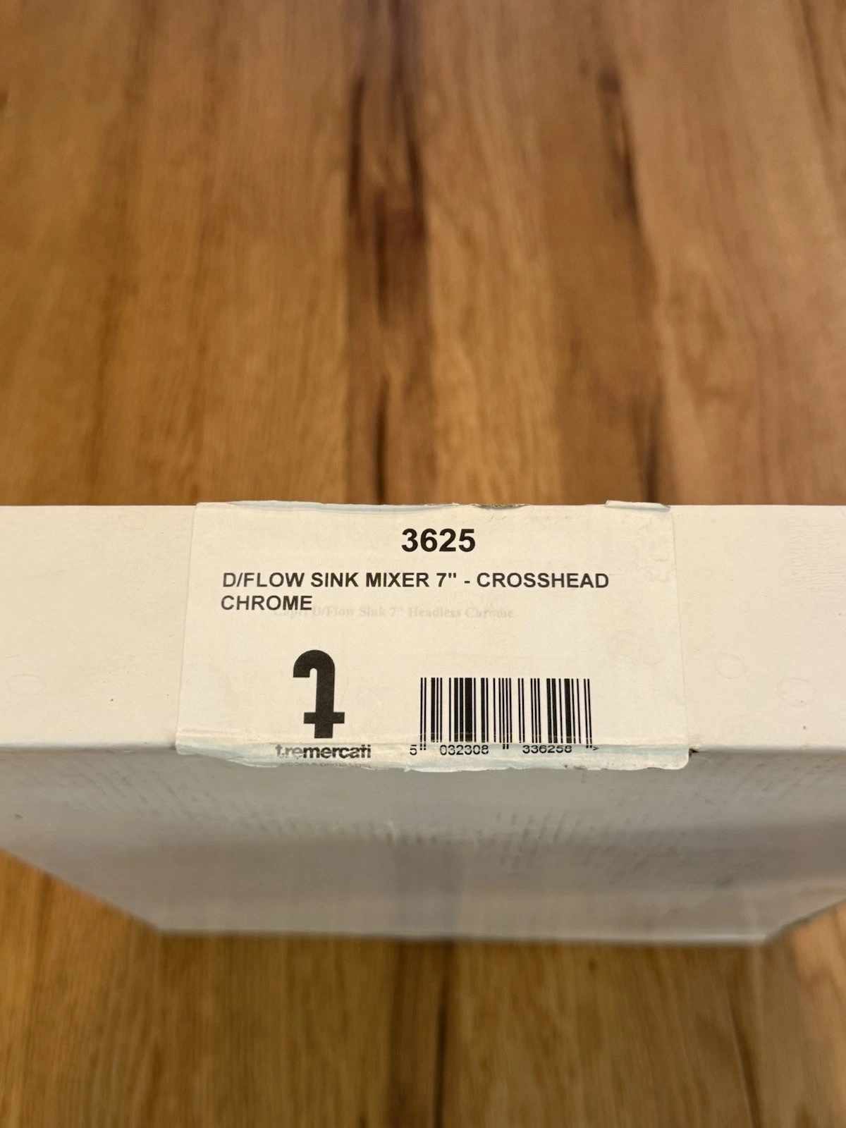 Tre Mercati Capri Crosshead Dual Flow 7” Chrome Kitchen Sink Tap Chrome - New 2