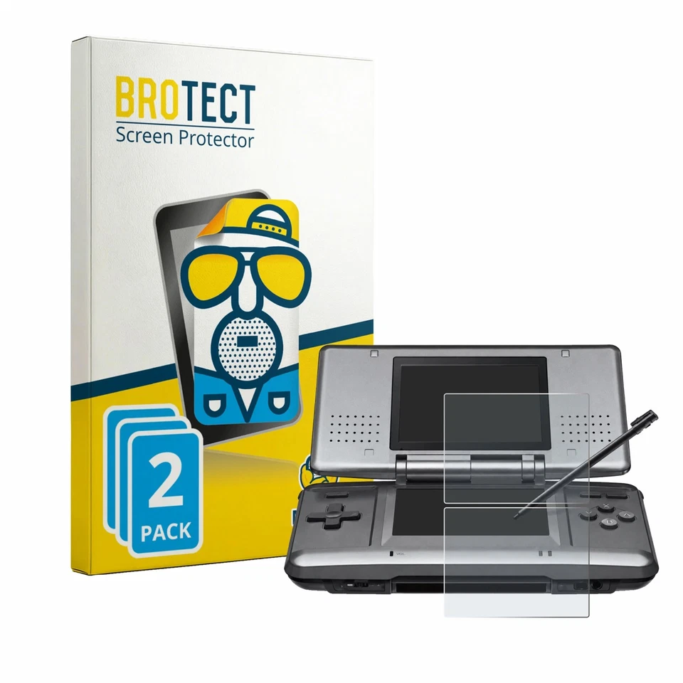 2 Pièces Anti-Reflets Protection Ecran pour Nintendo DS Film Protecteur Mat - Photo 1/4