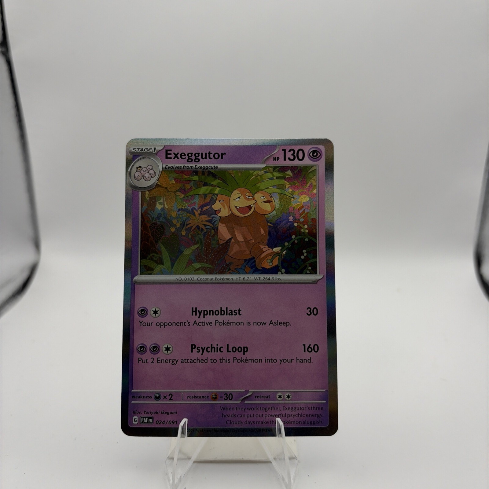Exeggutor 24/91 Holo Pokemon TCG VLP/NM
