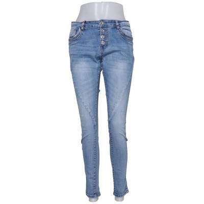 Chica London, Jeans, Größe: M, Blau, Einfarbig, Denim, Damen #8si