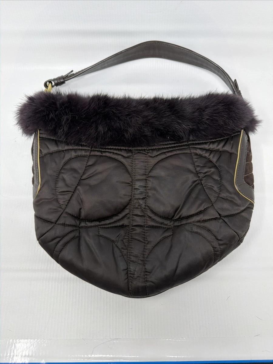 Coach Fur Exterior Quilted Bags & Handbags for Women for sale | eBay