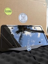 Emblem Style Black 3d Performance License Plate Frame- Fits Mercedes Models Emblem Style Black 3d Performance License Plate Frame- Fits Mercedes Models