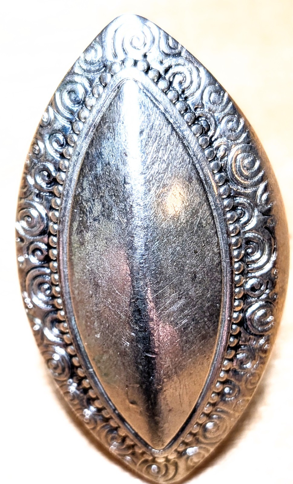Ring Silver 16mm Size 5.5