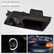 Carbon Fiber LHS Headlight Lamp Air Intake w/Light Fit 1989-1994 R32 GTS GTR