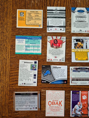 Football Sports Trading NFL Card 18 Card Lot rookies #/d parallel memorabilia - Picture 4 of 22