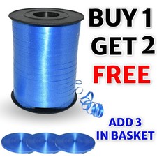 Curling Plain Ribbon for  BALLOON  Birthday Party Gift Wrapping STRING TIE UK