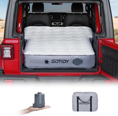 Jeep Mattress with Wireless Air Pump, 10Inch SUV Air Mattress Camping Bed for Je