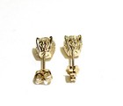 New GIA 14k yellow gold 2.01ct SI2 J round diamond stud earrings Natural — photo 8