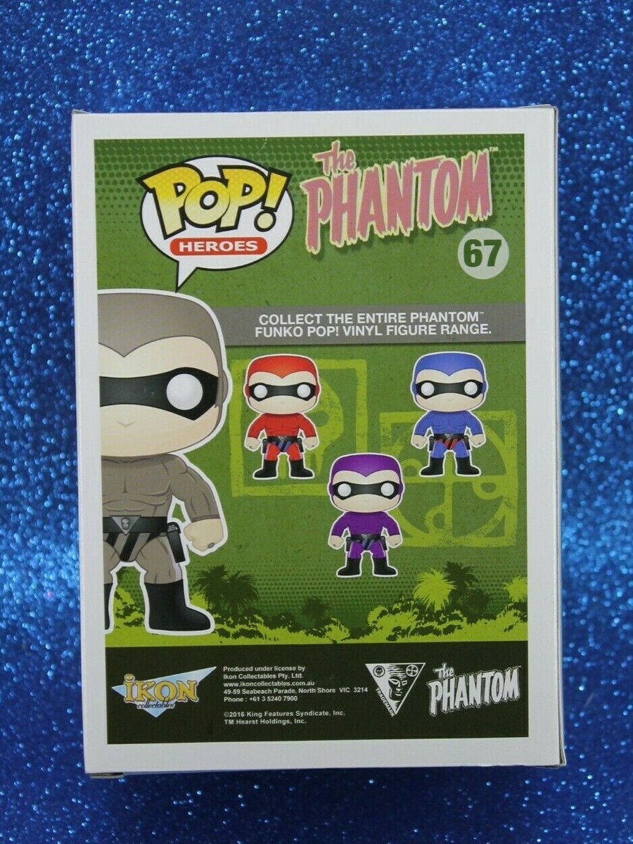 FUNKO POP HEROES THE PHANTOM #67 THE PHANTOM (GREY