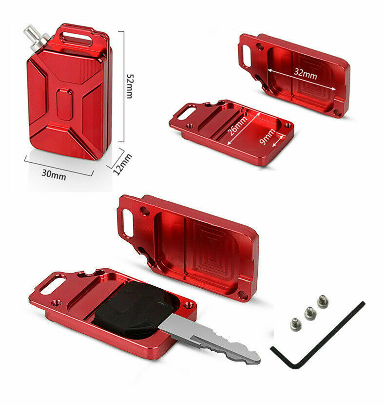 HighQuality 3D CNC Oil Tank Shape Motorcycle Key Cover Keychain Red eBay