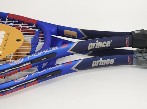 Prince Force 3 Quantum Ti Oversize Titanium Tennis Racquets #3 #4 w/case READ - Bild 6 von 21