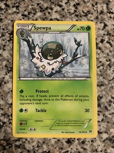2015 pokemon Breakthrough reverse holo Spewpa 14/162