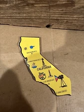 California REPLACEMENT STATE Small World Toys Wooden U.S.A. Map 1994 Puzzle