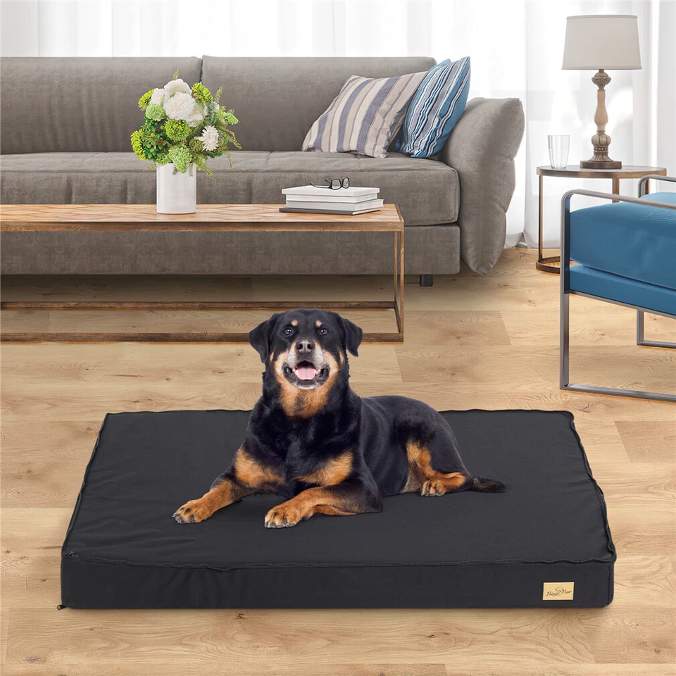 Waschbar Hundebett Hundekissen Hundesofa orthopädisch grau Hundematte Katzenbett - Bild 3 von 4