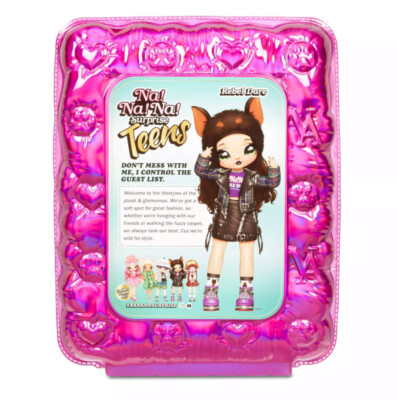Na Na Na Surprise Teens Rebel Dare 11" Soft Fashion Doll - Doberman-Inspired With Outfit & Accessories - View #7