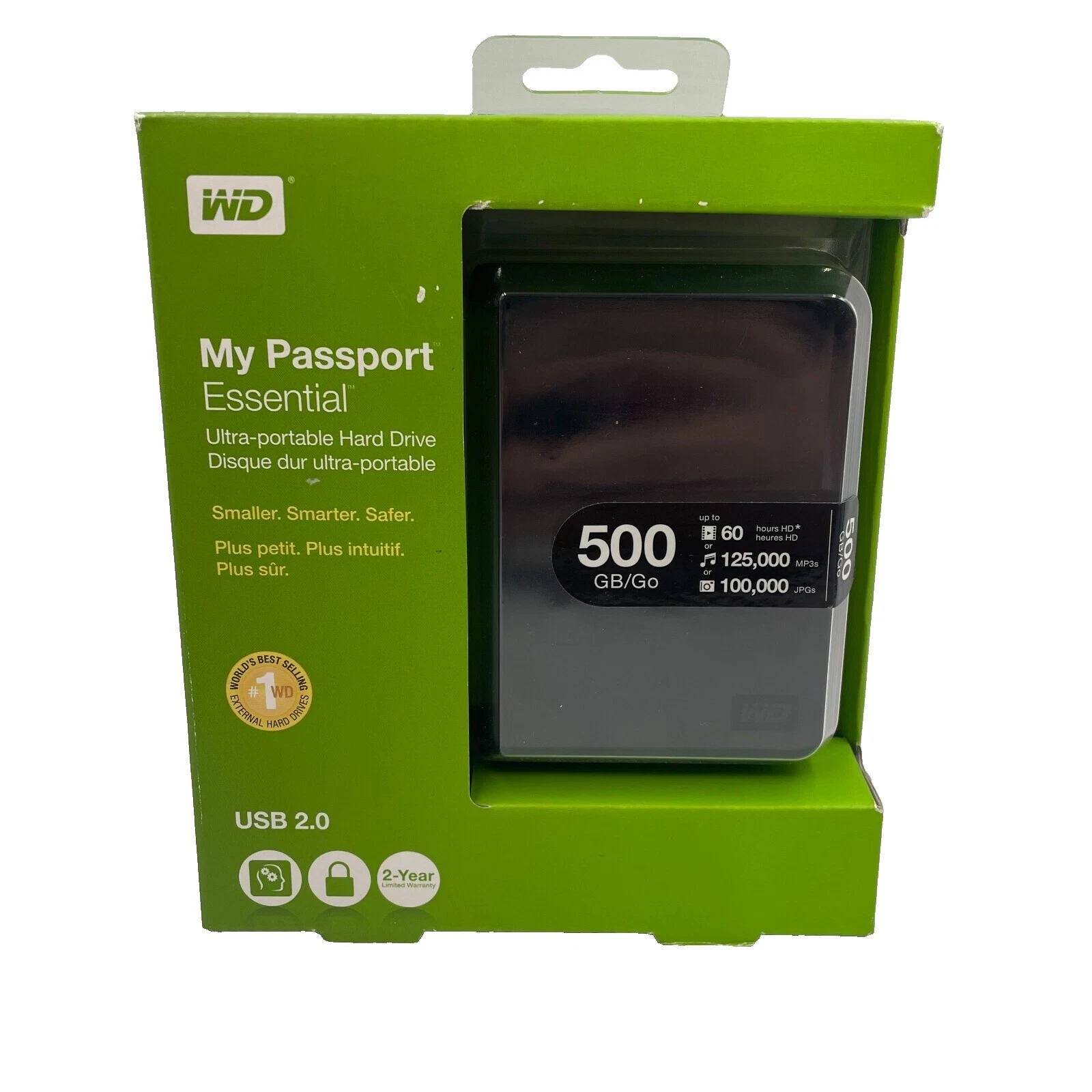 Western Digital 500 GB Storage Capacity External Hard Disk Drives