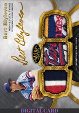 Topps Bunt BERT BLYLEVEN Tier One Triple Sig Relic Twins [DIGITAL CARD]