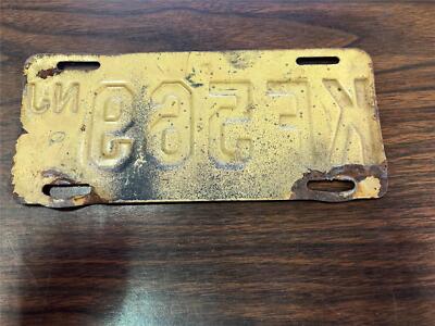 VTG Original 1967 New Jersey Motorcycle License Plate KF569 Harley