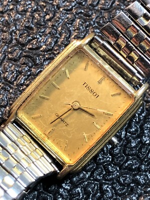 TISSOT クォーツ ビンテージ時計 90s 未使用 高級 TISSOT QZ 電池交換済 スイス製 腕時計 - メルカリ