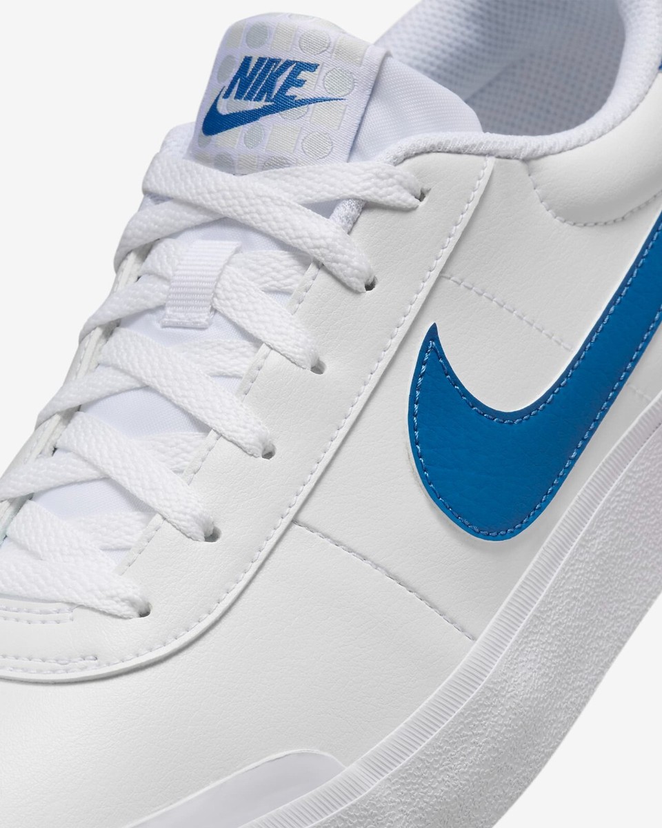 ★NIKE★ Coat Shoot M White Star Blue FQ8146100 FQ8146-100 Nike Court Shot Sneakers Shoes White/Star Blue/Iron Gray