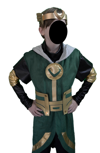 Kid Loki Custom Halloween Cosplay Costume - Marvel, Disney+ Loki ...