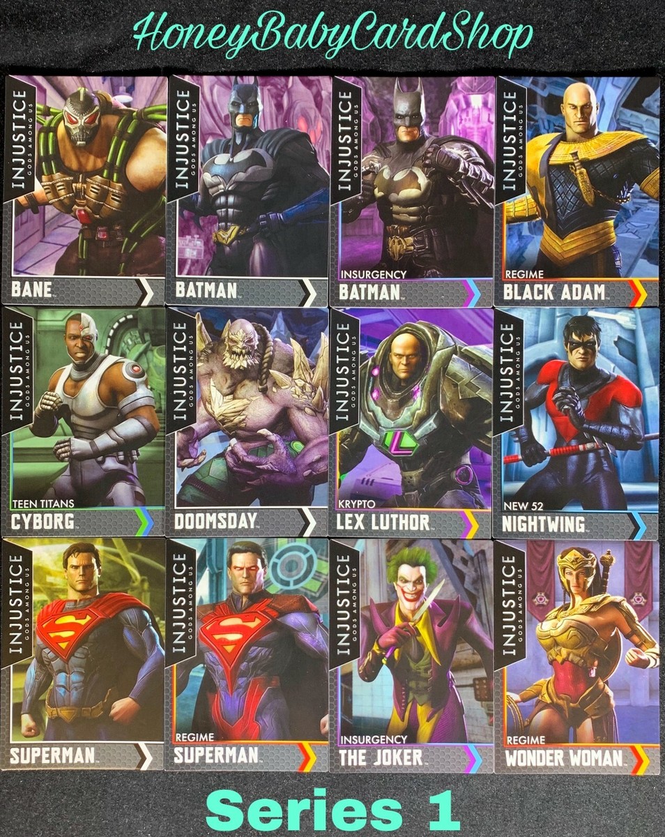 Injustice Arcade Series Full Gold Starter Set Out of Print 12