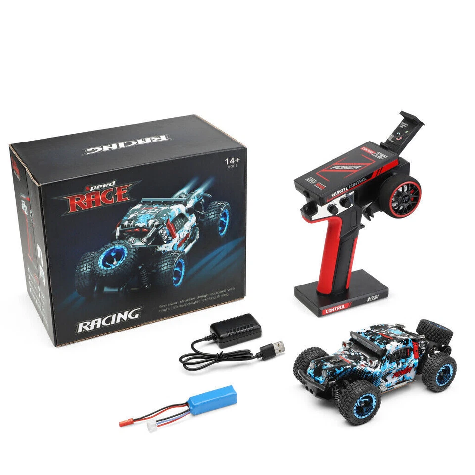 Wltoys 284161 RTR 1/28 2.4G 4WD RC Truck Models Car Off-Road Climbing LED Light - Image 2 of 4