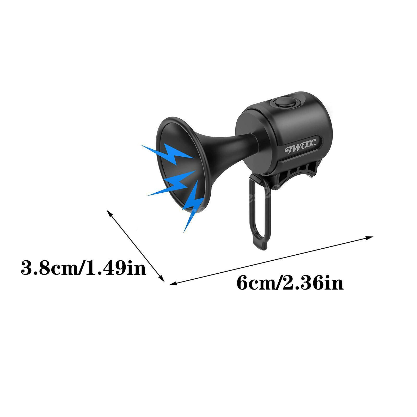 TWOOC Bicycle Electric Bells Alarm Rings Bike Electronic Loud Horn Bike