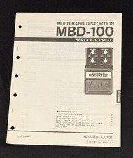 Yamaha Multi-band Distortion MBD-100 Service Manual