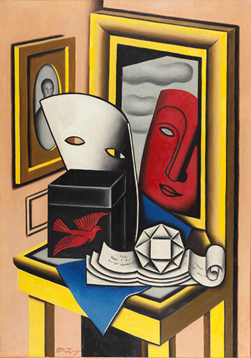 Jean Metzinger : Nature Morte, Miroir et Masque : Archival Quality
